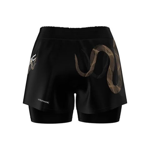  QUẦN MMA NỮ GOLDEN SNAKE  WOMEN MMA SHORTS 