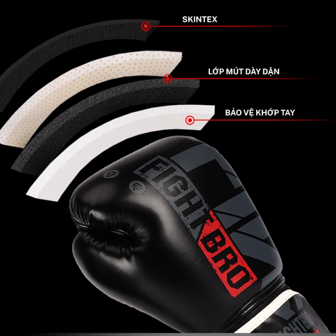  Găng Tay FIGHTBRO ALL IN Boxing Gloves 