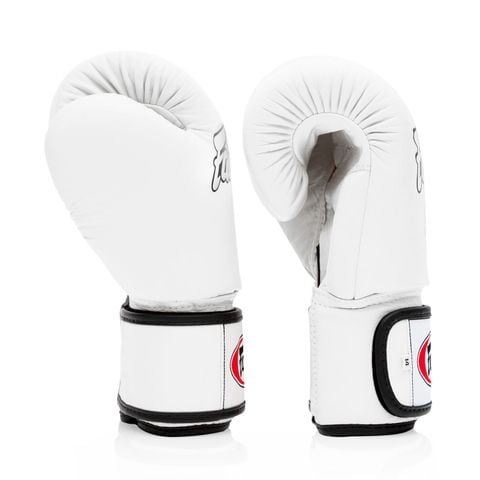  Găng Boxing Fairtex BGV1 - Trắng 