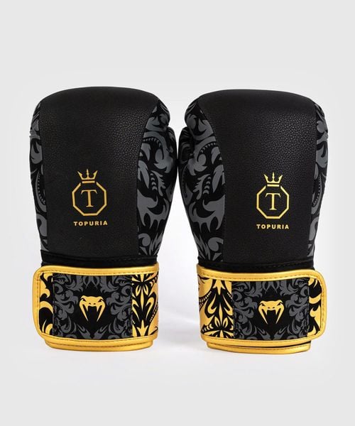  Găng Tay Venum x Ilia Topuria Unmatched Boxing Gloves - Black/Gold 