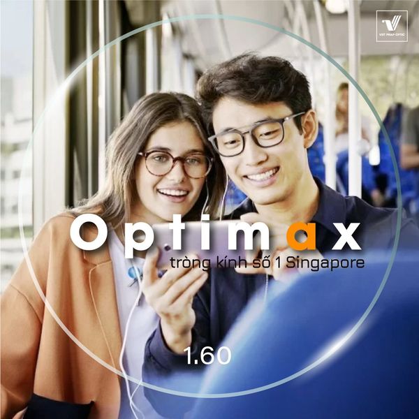  Tròng kính Optimax 1.60 AS 