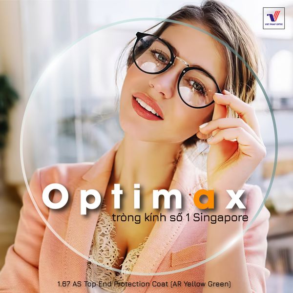  Tròng kính Optimax 1.67 AS 