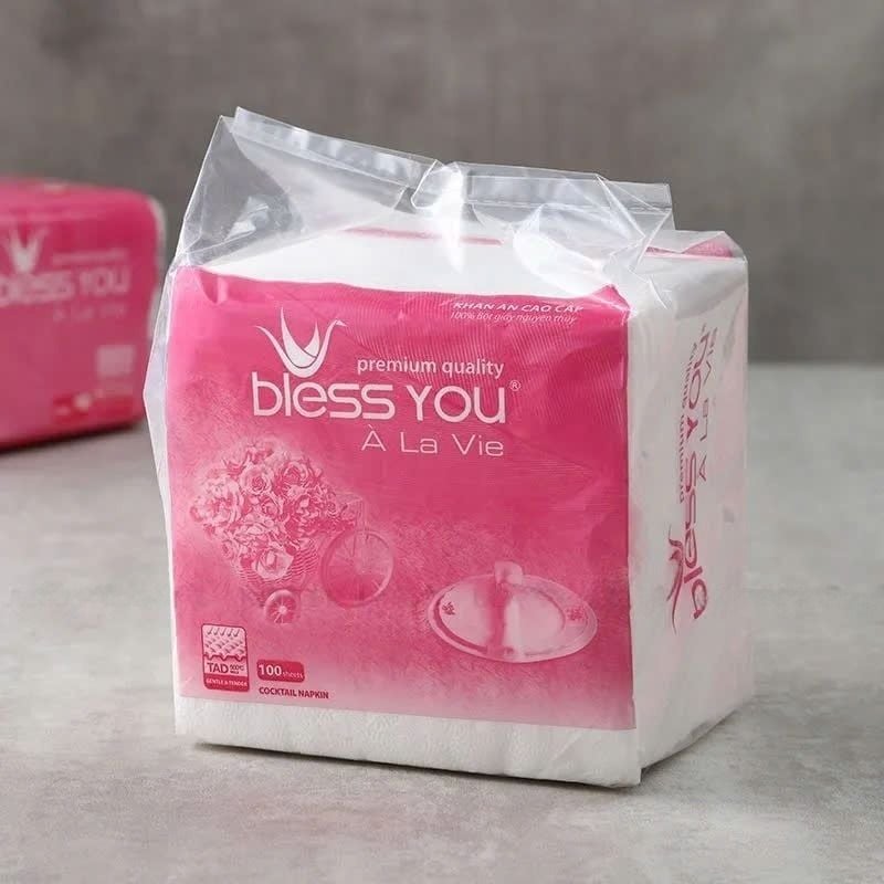  Khăn giấy vuông Bless You ( 23x23 ) 