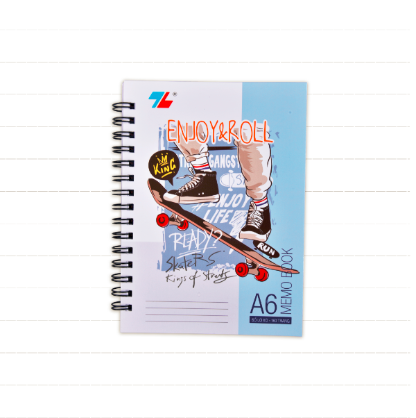  Sổ lò xo A6 dọc Thiên Long Song Anh 