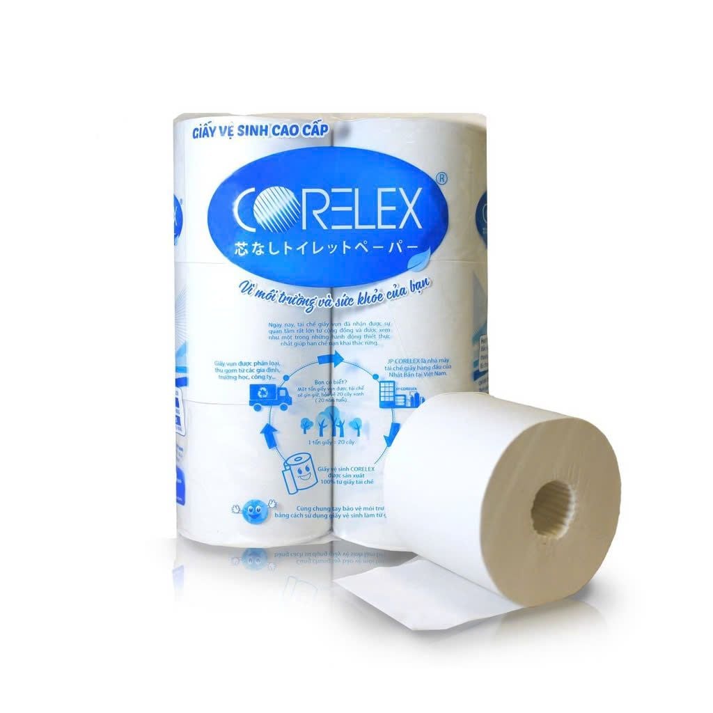  Giấy vệ sinh Corelex cuộn nhỏ 