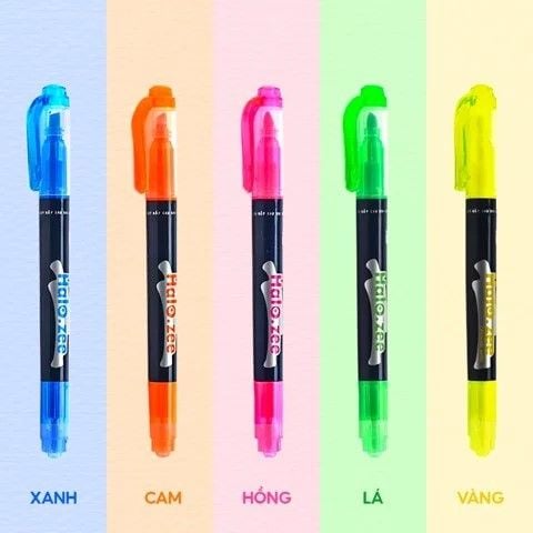  Bút dạ quang HL03 nhỏ 2 đầu 