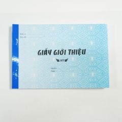  Giấy giới thiệu 1 liên 13x19cm 