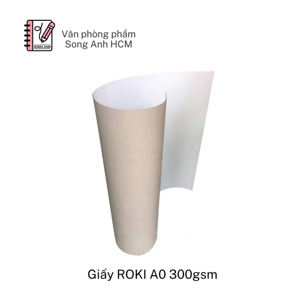 Giấy ROKI A0 300gsm – Văn phòng phẩm Song Anh HCM
