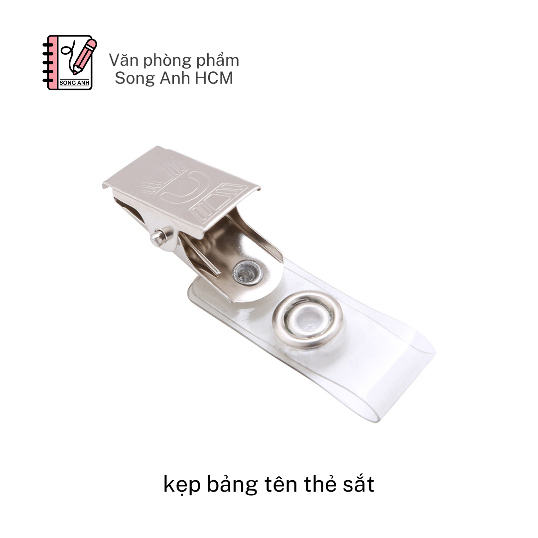  Kẹp bảng tên thẻ sắt 