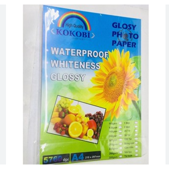  Giấy in ảnh KOKOBI A4 230 gsm (1 xấp/50 tờ) 