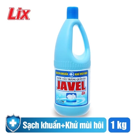  Nước tẩy trắng quần áo JAVEN 1kg thương hiệu lix 