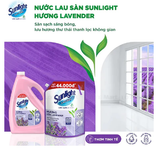  Nước Lau Sàn Sunlight hương Lavender can 3.6kg 