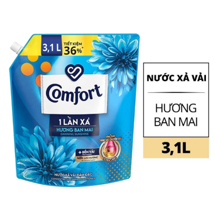  Nước xả vải Comfort Hương Ban Mai túi 3.1L 