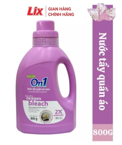  Nước tẩy  quần áo màu On1 800g khử mùi hôi ẩm mốc lưu hương thơm mát Lixco 