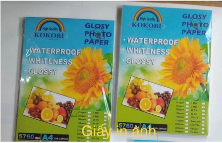  Giấy in ảnh KOKOPI 2 mặt 230 gsm ( 50 tờ ) 