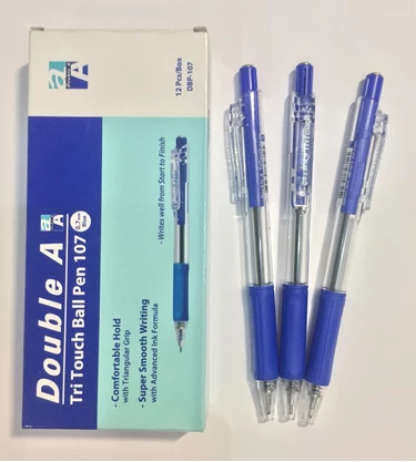  Bút Bi Double A Tritouch 0.7mm ngòi kim nhỏ ( hộp 12 cây ) 