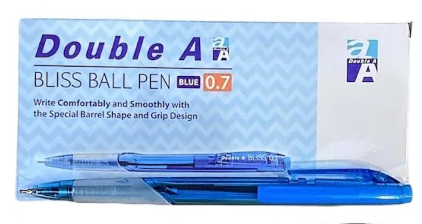  Bút Bi Double A Bliss Ball Pen 0.7mm  ( hộp 12 cây ) 