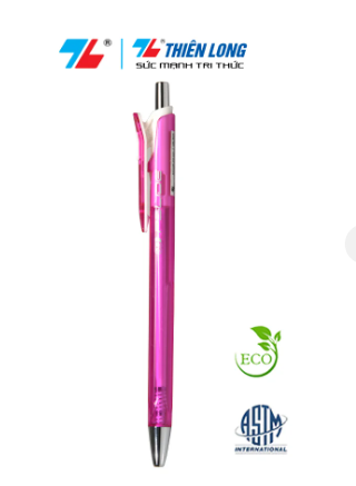  Bút bi Thiên Long B011 - Bút Butter Gel Thiên Long GEL-B011 Nét 0.5mm - Đỏ 