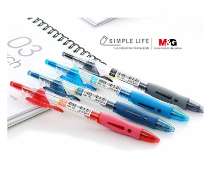  Bút Bi gel M&G AGP02376B Mực Xanh Ngòi 0.5mm ( hộp 12 cây ) 