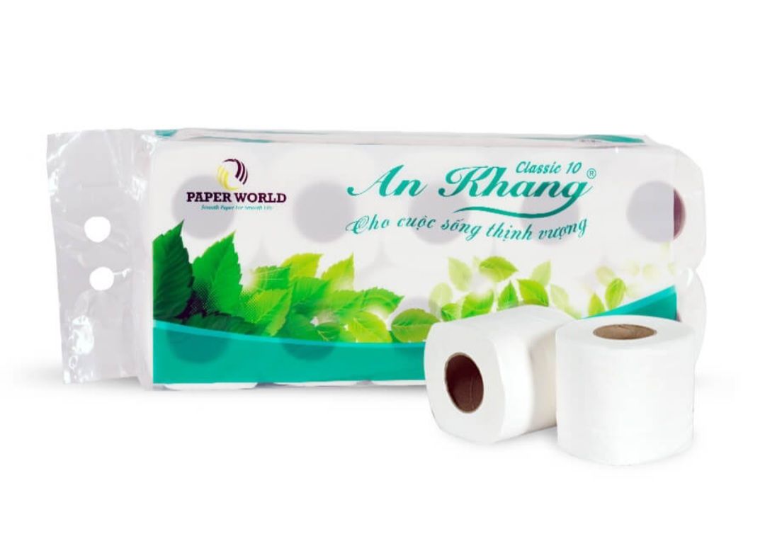  Giấy vệ sinh An Khang cuộn nhỏ Classic 10 