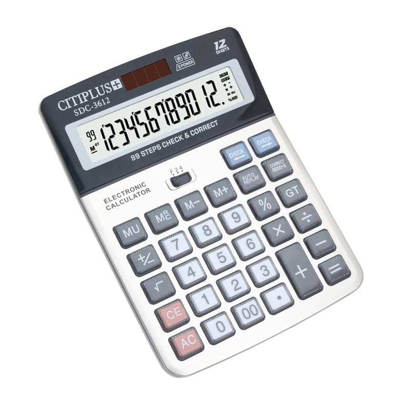  Máy tính Casio SDC-3612 chính hãng 