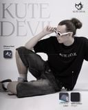 Áo Thun Kute Devil - Basic Cool - Màu Đen (Unisex)