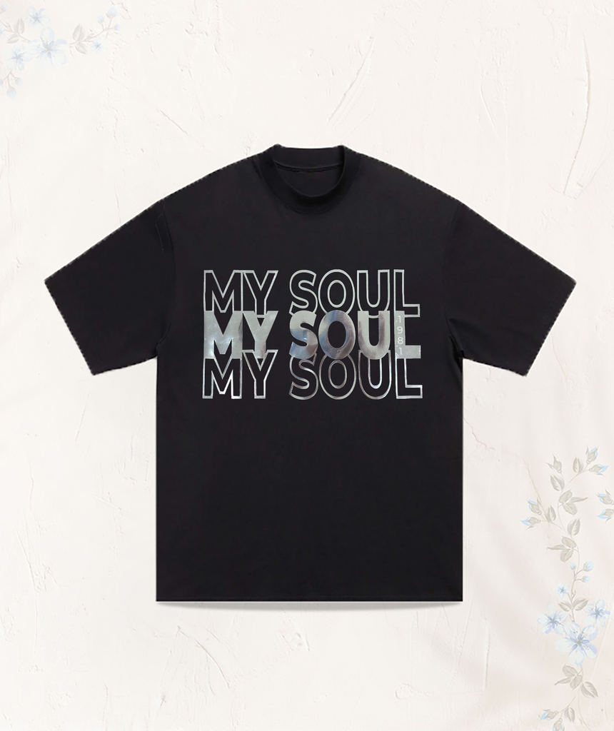 Áo thun Metallic My Soul - Màu Đen