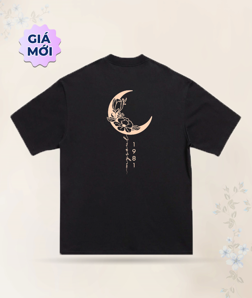 Áo Thun My Soul Ánh Trăng - Màu Đen