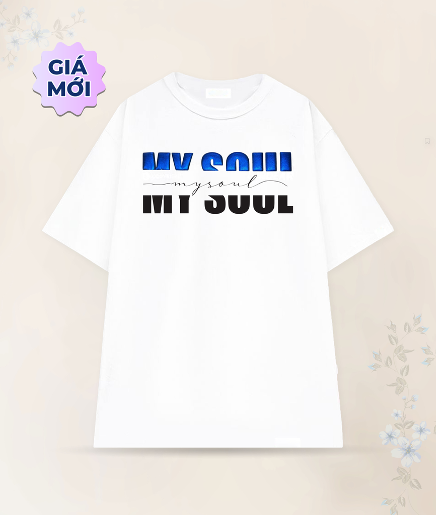 Áo Thun Boxy My Soul - Màu Trắng