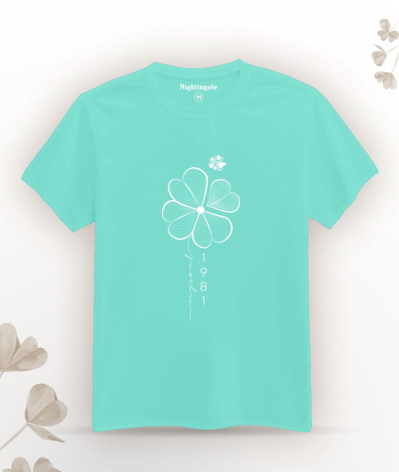 Áo Thun - Cỏ Bốn Lá - Màu Xanh - My Soul 1981