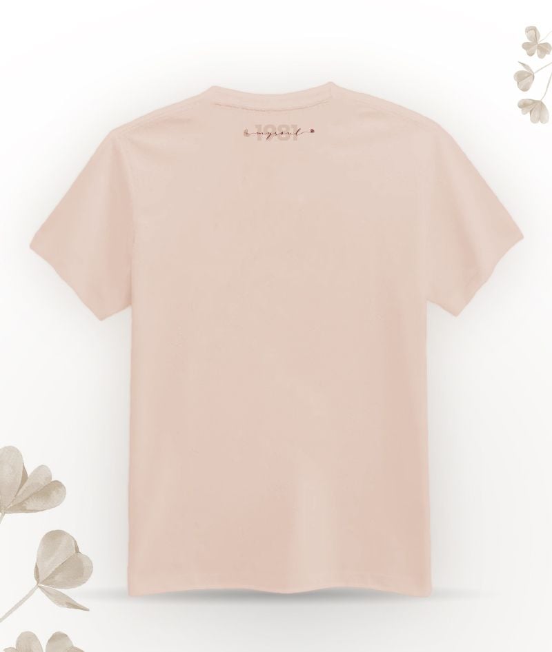 Áo Thun - Cỏ Bốn Lá - Màu Be - My Soul Hạ Long 2023