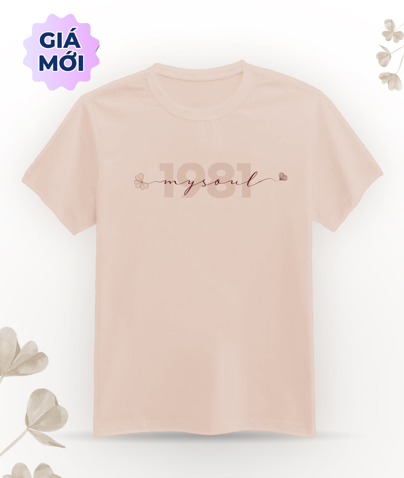 Áo Thun - 1981 - Màu Be - My Soul Hạ Long 2023