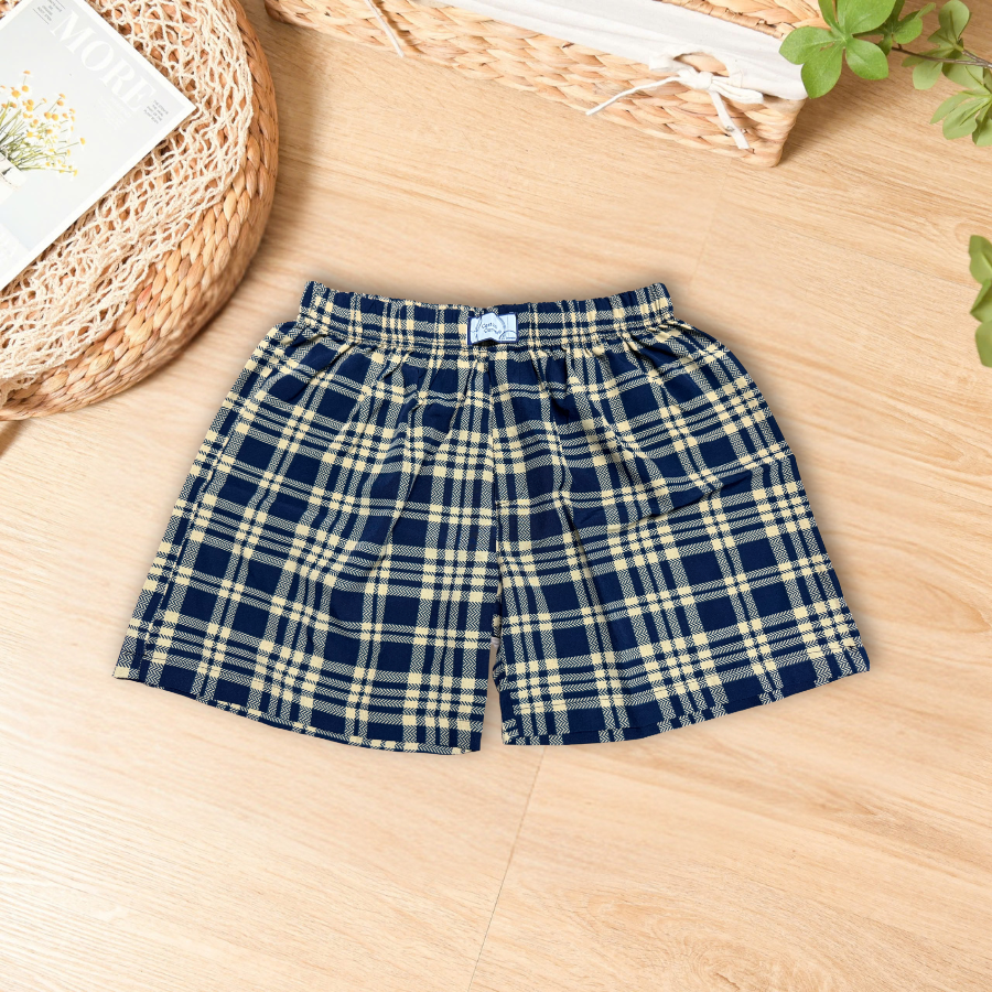  Quần đùi nam vải LỤA NHẬT mặc mát cực khi ngủ, nhiều màu, hạn chế nhăn, đủ size từ 45kg - 90kg 
