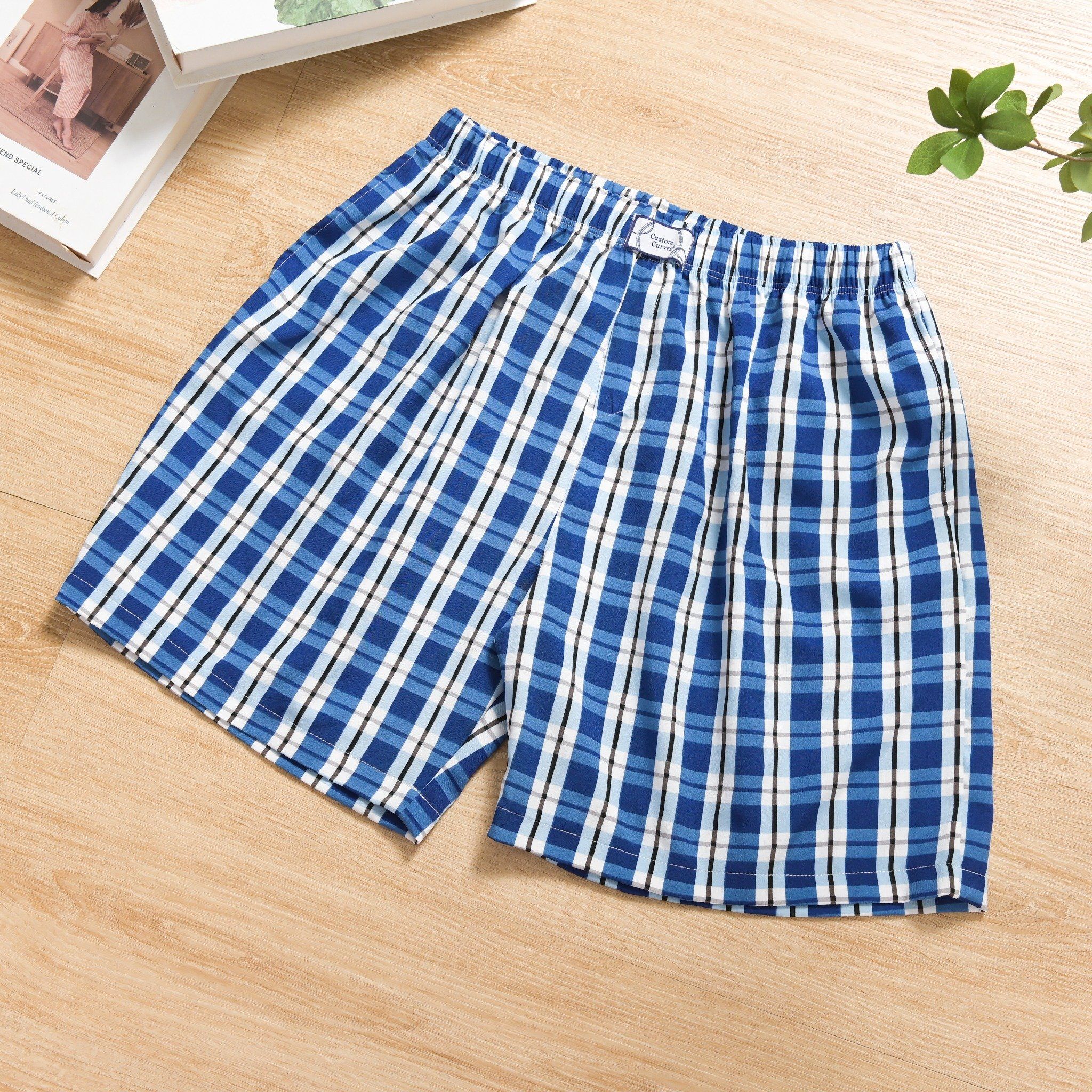  Quần đùi nam vải LỤA NHẬT mặc mát cực khi ngủ, nhiều màu, hạn chế nhăn, đủ size từ 45kg - 90kg 