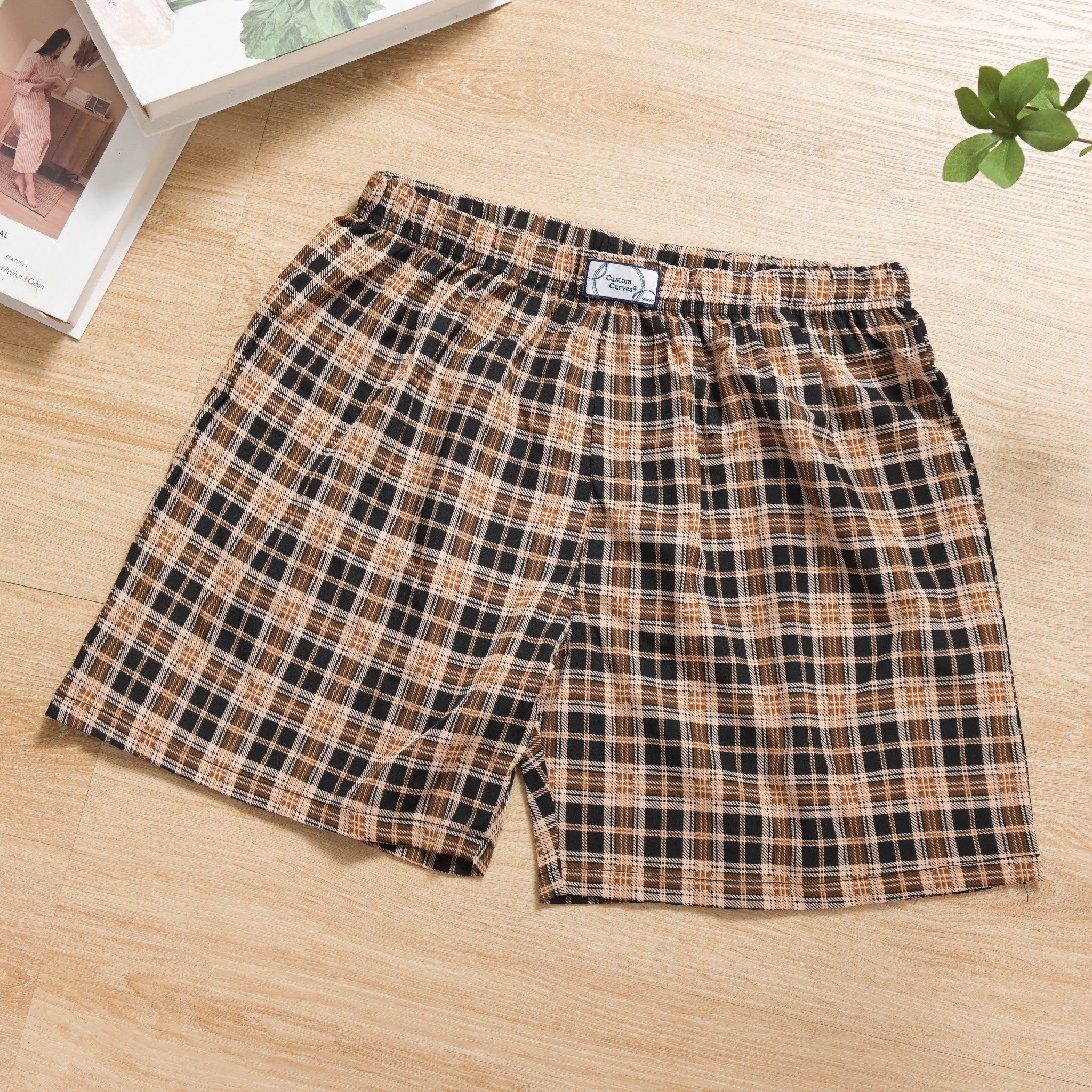  Quần đùi nam vải LỤA NHẬT mặc mát cực khi ngủ, nhiều màu, hạn chế nhăn, đủ size từ 45kg - 90kg 