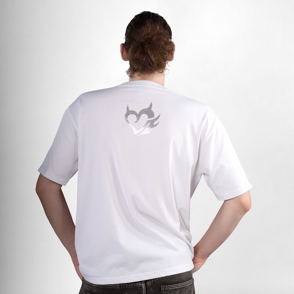 Áo Thun Kute Devil - Twinkle Cool - Màu Trắng (Unisex)