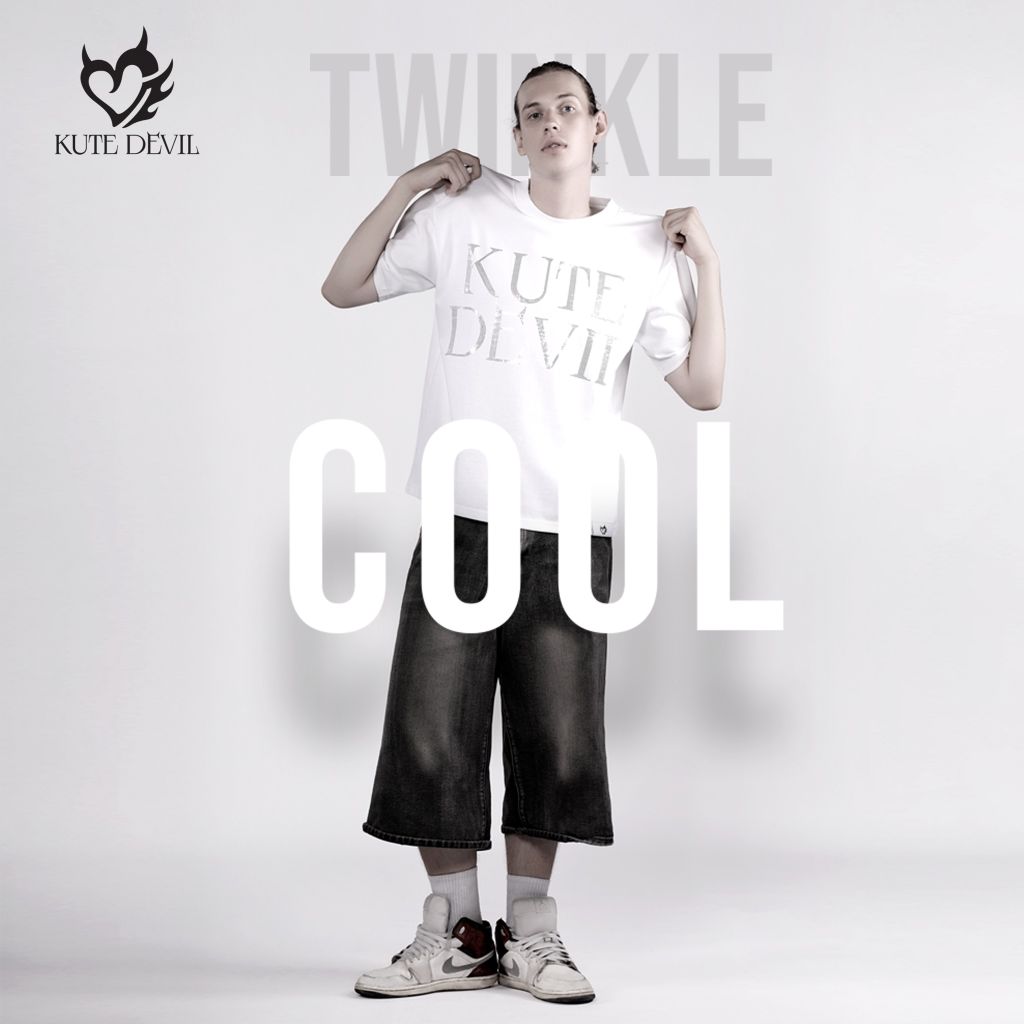 Áo Thun Kute Devil - Twinkle Cool - Màu Trắng (Unisex)