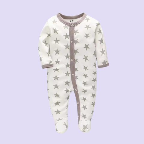  Miracle Baby - Bodysuit Tay Dài Thu Đông Cho Bé Trai, Bé Gái (Từ 1-2 tháng, 2-4 tháng, 5-7 tháng), Vải Interlock Cotton 