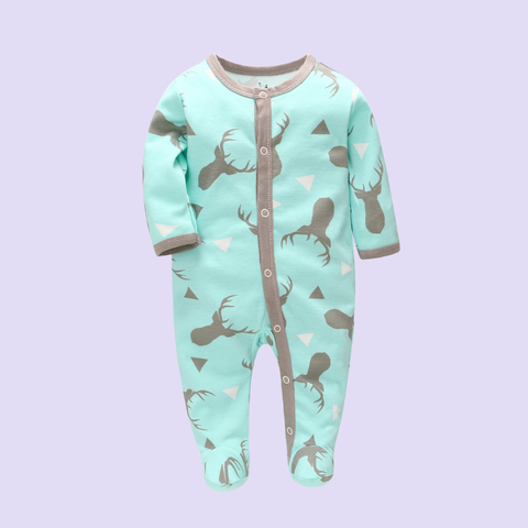  Miracle Baby - Bodysuit Tay Dài Thu Đông Cho Bé Trai, Bé Gái (Từ 1-2 tháng, 2-4 tháng, 5-7 tháng), Vải Interlock Cotton 