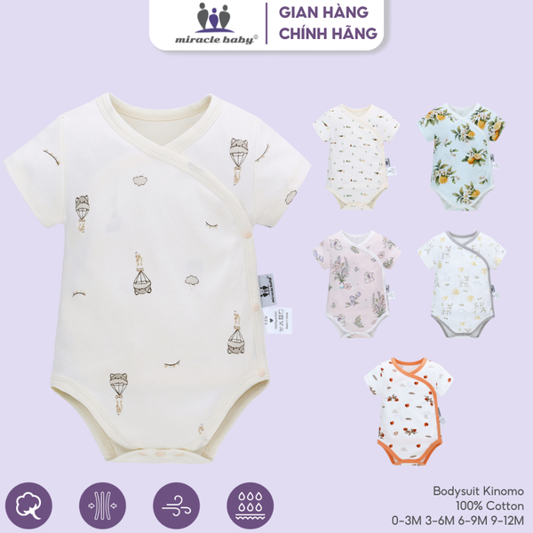  Miracle Baby Bodysuit Ngắn mẫu mới 