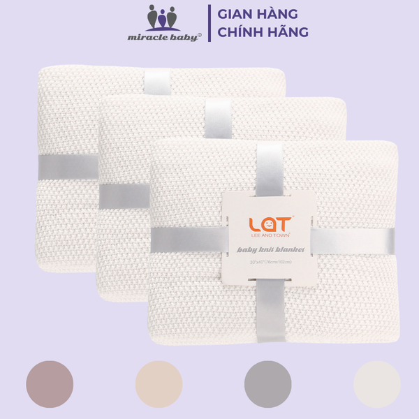 Miracle Baby - Chăn KNIT Dệt Kim Dành Cho Em Bé 