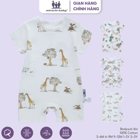  Miracle Baby Bodysuit Ngắn Mẫu Dài 