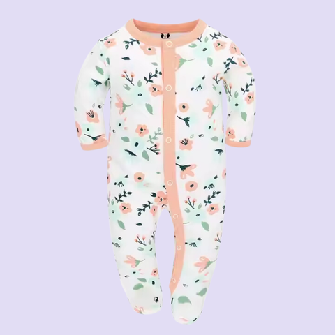  Miracle Baby - Bodysuit Tay Dài Thu Đông Cho Bé Trai, Bé Gái (Từ 1-2 tháng, 2-4 tháng, 5-7 tháng), Vải Interlock Cotton 