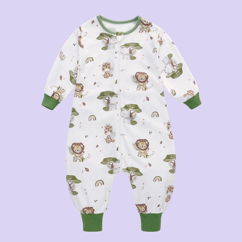  MiracleBaby - Túi ngủ quần chất liệu Cotton bản cải tiến mới co giãn tốt, thoải mái, hạn chế giật mình cho bé khi ngủ 