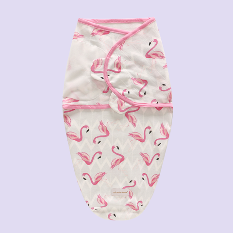  Miracle Baby - Khăn quấn, choàng ủ, ủ kén sơ sinh Miracle Baby có mũ vải cotton cho bé 