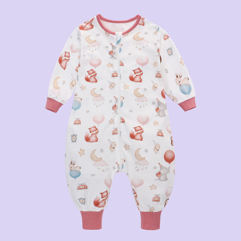  MiracleBaby - Túi ngủ quần chất liệu Cotton bản cải tiến mới co giãn tốt, thoải mái, hạn chế giật mình cho bé khi ngủ 