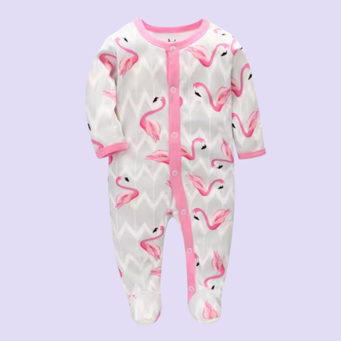  Miracle Baby - Jumpsuit Tay Dài Thu Đông Cho Bé Trai, Bé Gái (Từ 1-2 tháng, 2-4 tháng, 5-7 tháng), Vải Interlock Cotton 