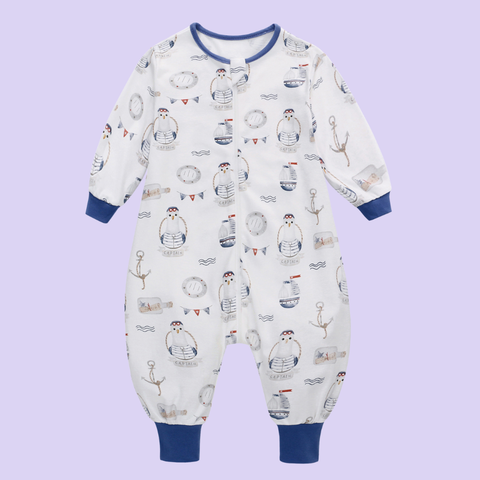 MiracleBaby - Túi ngủ quần chất liệu Cotton bản cải tiến mới co giãn tốt, thoải mái, hạn chế giật mình cho bé khi ngủ 