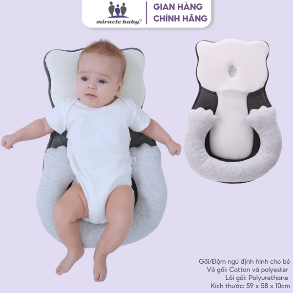  MiracleBaby - Gối định hình chống trào ngược cho bé 