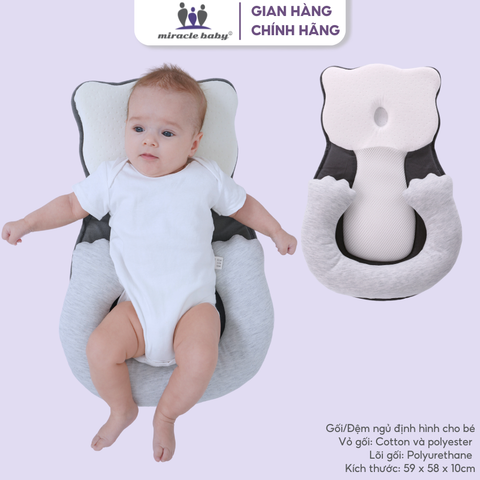  MiracleBaby - Gối định hình chống trào ngược cho bé 